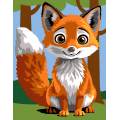 Kit canevas pénélope -renard - 55