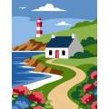 Kit canevas p&eacute;n&eacute;lope blanc - finist&egrave;re - 55