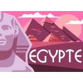 Canevas 30/40 - type affiche Egypte - 55