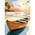 Canevas 30/40 - barque - 55