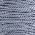 Cordon rayonne 1mm argent - 56