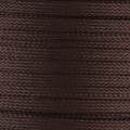Cordon tube rayonne marron fonc&eacute; - 56