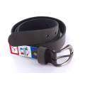 Ceinture femme cuir nubuck 30 mm noir - 62