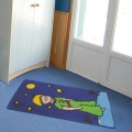 Tapis smyrnalaine en kit - Le petit prince 50x100 - 64