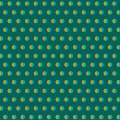 Tissu pois bicolore turquoise - 64