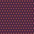 Tissu pois bicolore violet - 64