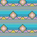 Tissu gamme azteque multicouleur - 64