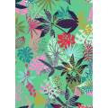 Tissu feuillage tropical menthe - 64