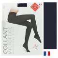 Collant Clio semi-opaque 40D microfibre T2 marine - 66