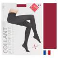 Collant Clio semi-opaque microfibre T4 rouge carmin - 66