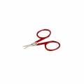 Ciseaux broder Bohin "soft touch" rouge 5,5cm étui - 70