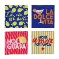 &Eacute;tiquette &agrave; coudre "Dolce Vita" Hola Guapa x5 - 70