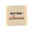 &Eacute;tiquette &agrave; coudre "fait par mamie" - vrac - 70