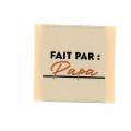 &Eacute;tiquette &agrave; coudre "fait par papa" - vrac - 70