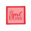 &Eacute;tiquette &agrave; coudre "girl boss" - vrac - 70