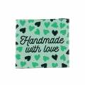 &Eacute;tiquette &agrave; coudre "handmade with love" - vrac - 70
