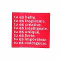 &Eacute;tiquette &agrave; coudre "tu es belle" - vrac - 70