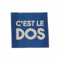 &Eacute;tiquette &agrave; coudre "c'est le dos" - vrac - 70