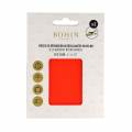 Pièce nylon autocollant orange fluo 10x12cm x 2 pcs - 70