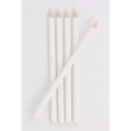 Crayon craie pointe large blanc lot de 5 - 70