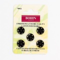 Bouton pression cart. 5 noir 4 - 70