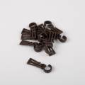 Agrafe anneaux bois marron 2 br s12 - 70