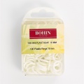 Anneaux plastique blanc 10mm- 100- - 70