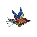 Bijou à coudre oiseau gm - 13 x 12 cm - 70