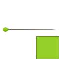Epingle tête de verre 30x0,60mm x80 vert nil - 70