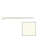 Epingle tête de verre 30 x 0,60 mm x 80 ivoire - 70