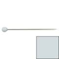 Epingle tête de verre 30x0,60mm x80 ivoire - 70