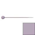 Epingle tête de verre 30x0,60mm x80 violet - 70