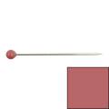 Epingle tête de verre 30 x 0,60 mm x 80 corail - 70