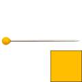 Epingle tête de verre 30 x 0,60 mm x 80 moutarde - 70