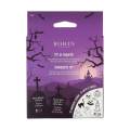 Kit broderie "Halloween" 20 motifs sur film hydrosolubles - 70