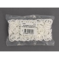 Anneaux rideaux plastique blanc 10mm - 70