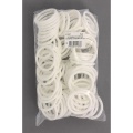 Anneaux rideaux plastique blanc 40mm - 70
