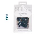Perle Swarovski 8-12mm petrol sachet de 35 perles - 72