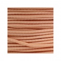 Cordon rond &eacute;lastique 3mm saumon - 84