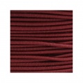 Cordon rond &eacute;lastique 3mm bordeaux - 84