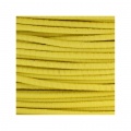 Cordon rond &eacute;lastique 3mm jaune - 84