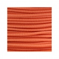 Cordon rond &eacute;lastique 3mm orange - 84