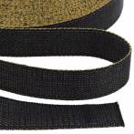Sangle lurex or 30mm noir - 111