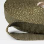 Sangle lurex or 30mm kaki - 111