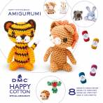 Livret DMC amigurumi Happy Cotton 8 motifs d'animaux - 12