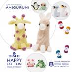 Livret DMC amigurumi Happy Cotton 8 motifs d'animaux - 12