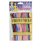 Fil moulin&eacute; coton 6 brins x 36 &eacute;chevettes - 12