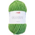 Gros fil chenille Cloudy Stafil amigurumi vert clair 200g - 14