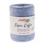 Fil Stafil en raphia naturel - bleu clair - 14