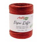 Fil Stafil en raphia naturel - bordeaux - 14